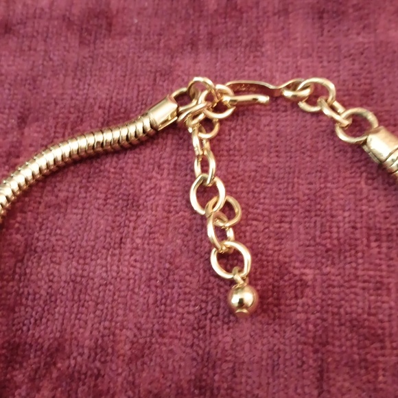 Vintage Monet Snake Chain With Infinity Beads - Picture 3 of 5